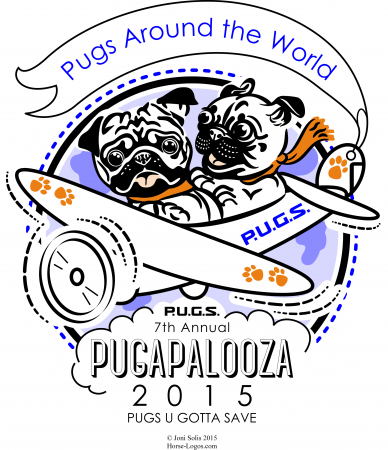 2015 Pugapalooza T-shirt - Click Image to Close