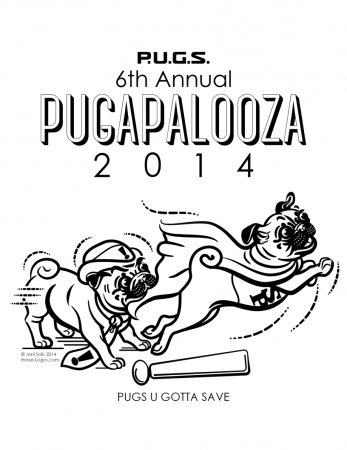 2014 Pugapalooza T-shirt - Click Image to Close