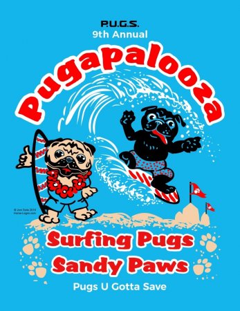 2018 Pugapalooza T-shirt - Click Image to Close