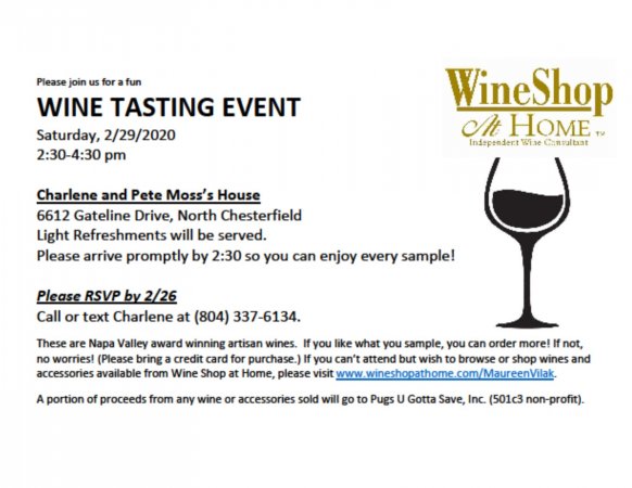Wine Tasting Fundraiser - Click Image to Close